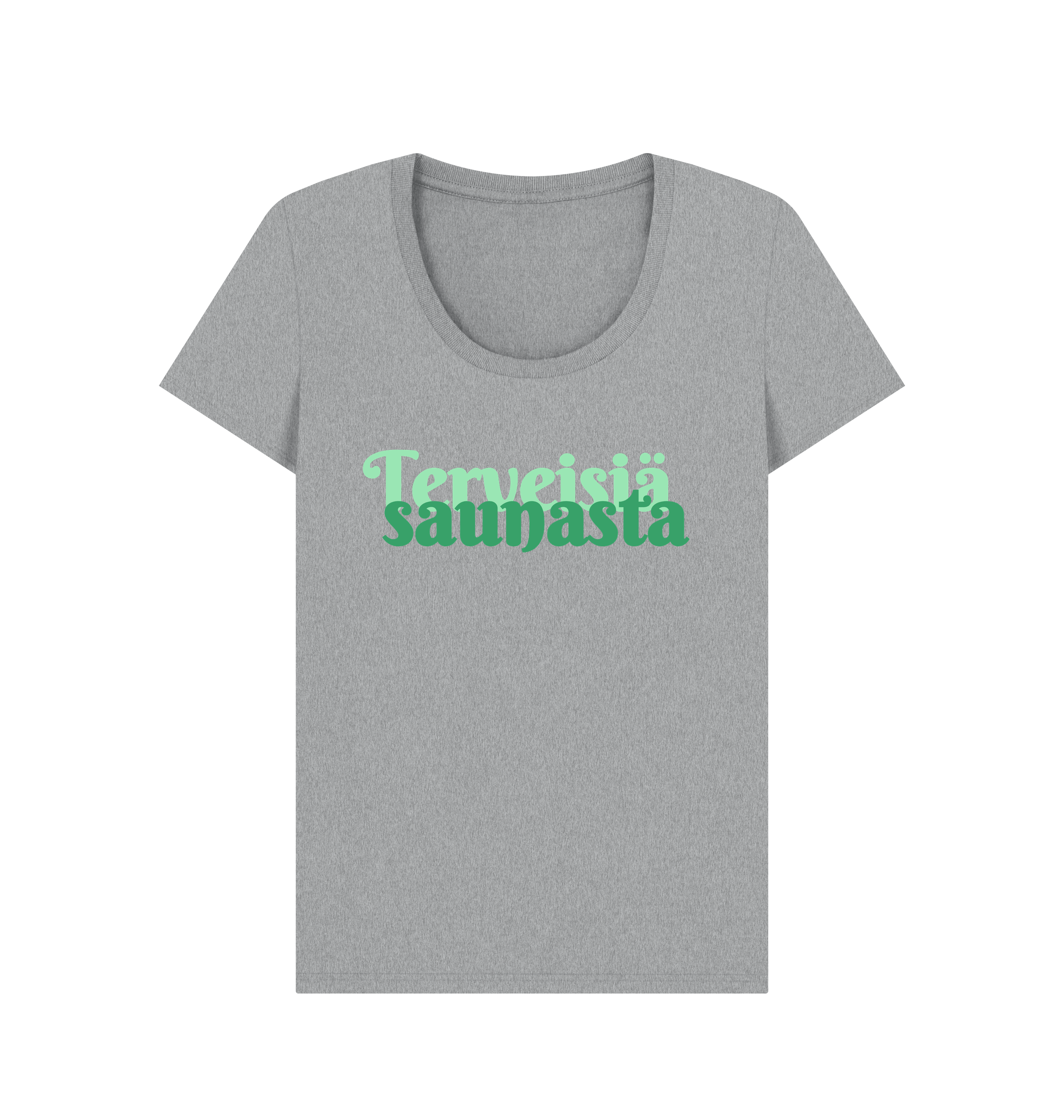 Athletic Grey Printed T-shirt Front