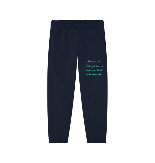 Navy Joggers Front