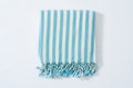 Girit Turquoise Cotton Linen Towel