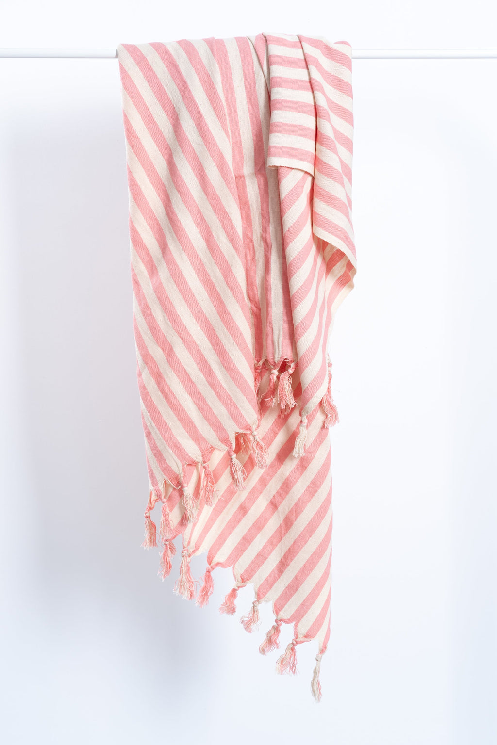 Girit Pink Cotton Linen Towel
