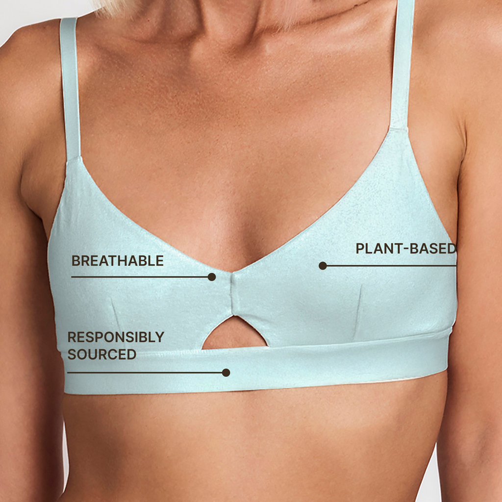 Hemp & Cotton Keyhole Bra