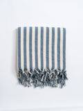 Girit Blue Cotton Linen Towel