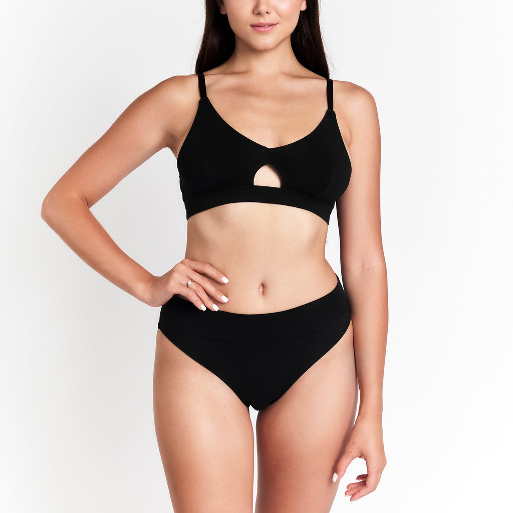 Hemp & Cotton Keyhole Bra