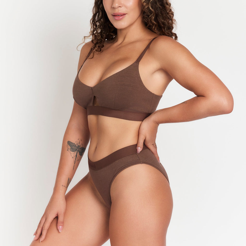 Hemp & Cotton Keyhole Bra