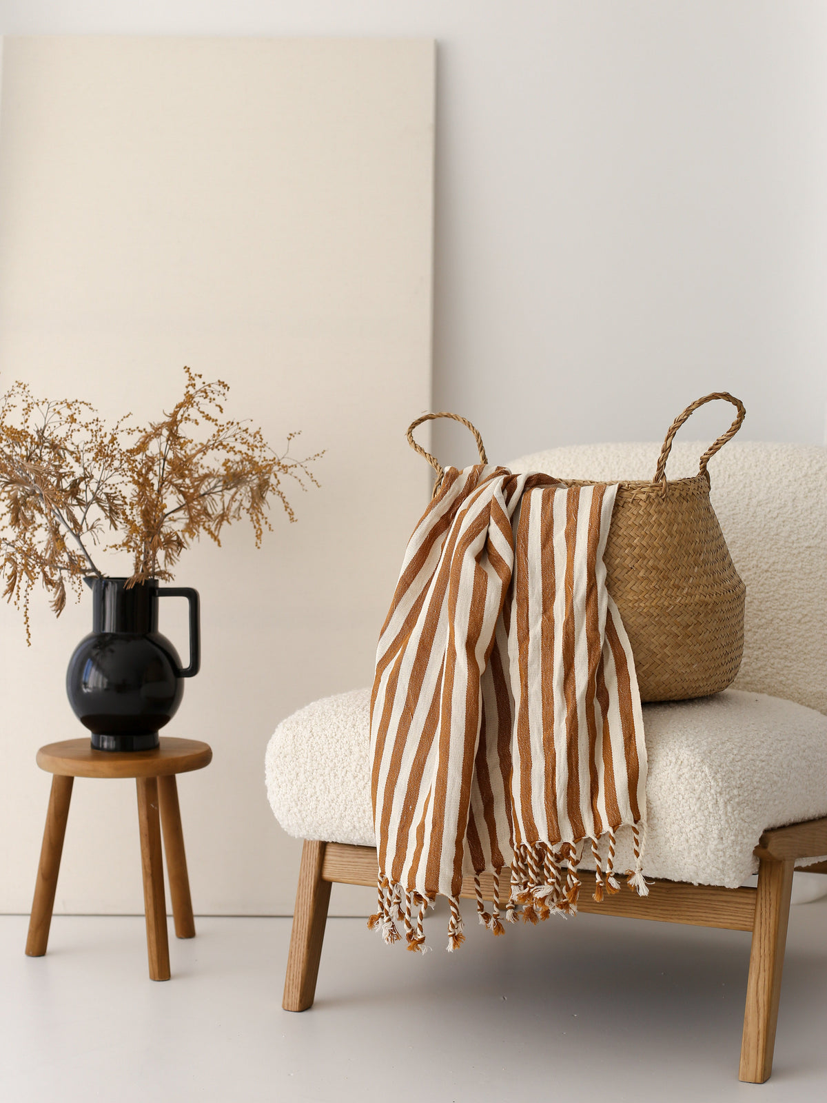 Girit Biscotto Cotton Linen Towel