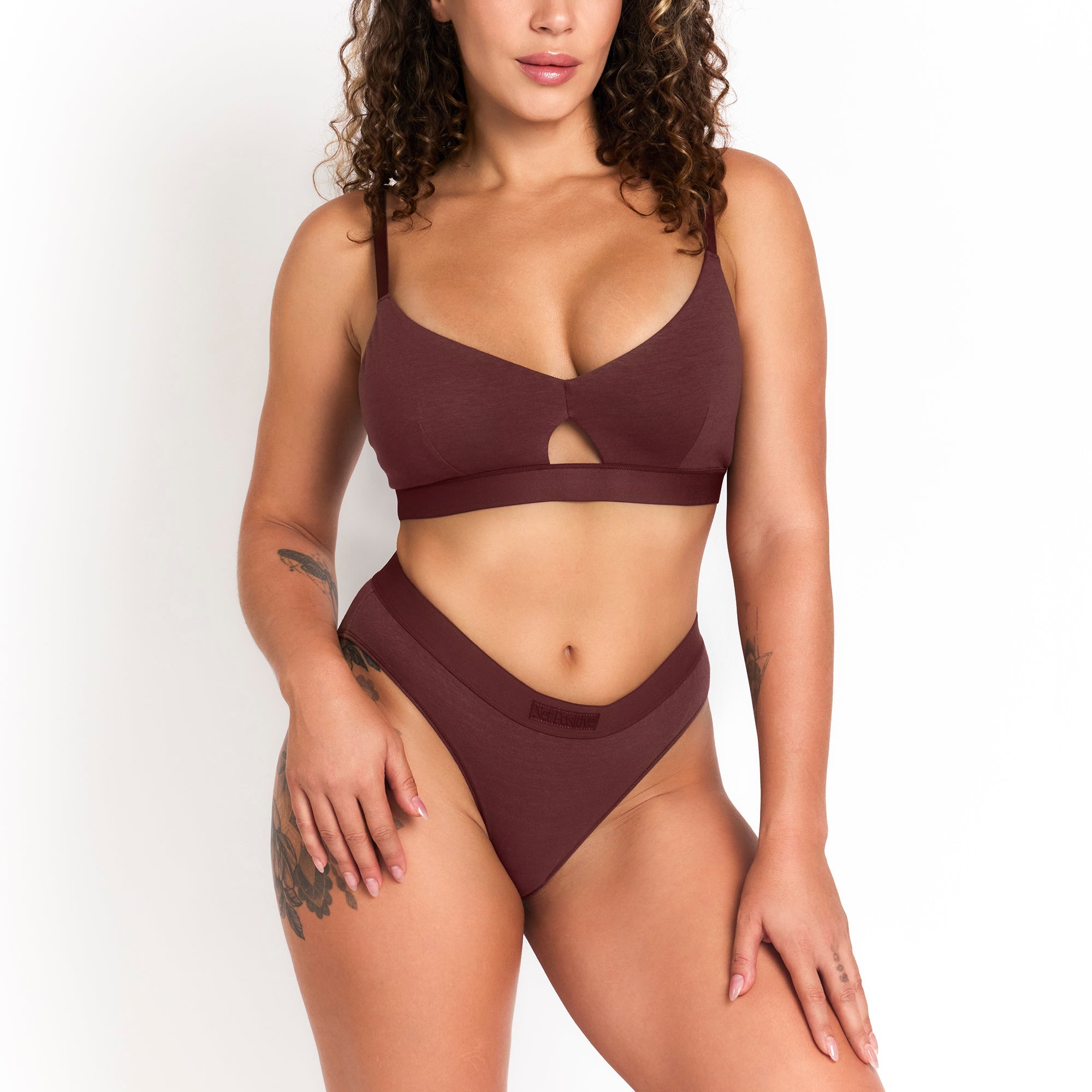 Hemp & Cotton Keyhole Bra