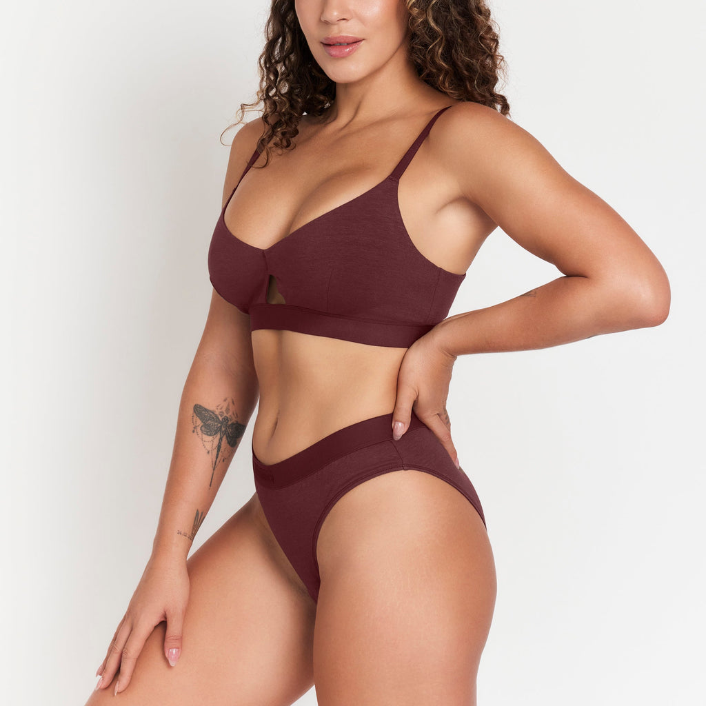 Hemp & Cotton Keyhole Bra