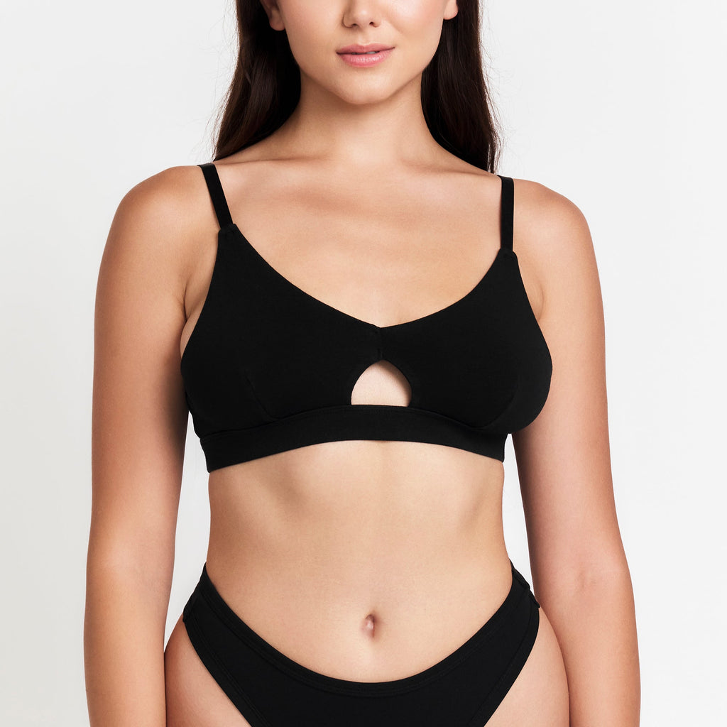Hemp & Cotton Keyhole Bra