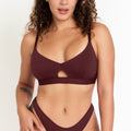 Hemp & Cotton Keyhole Bra