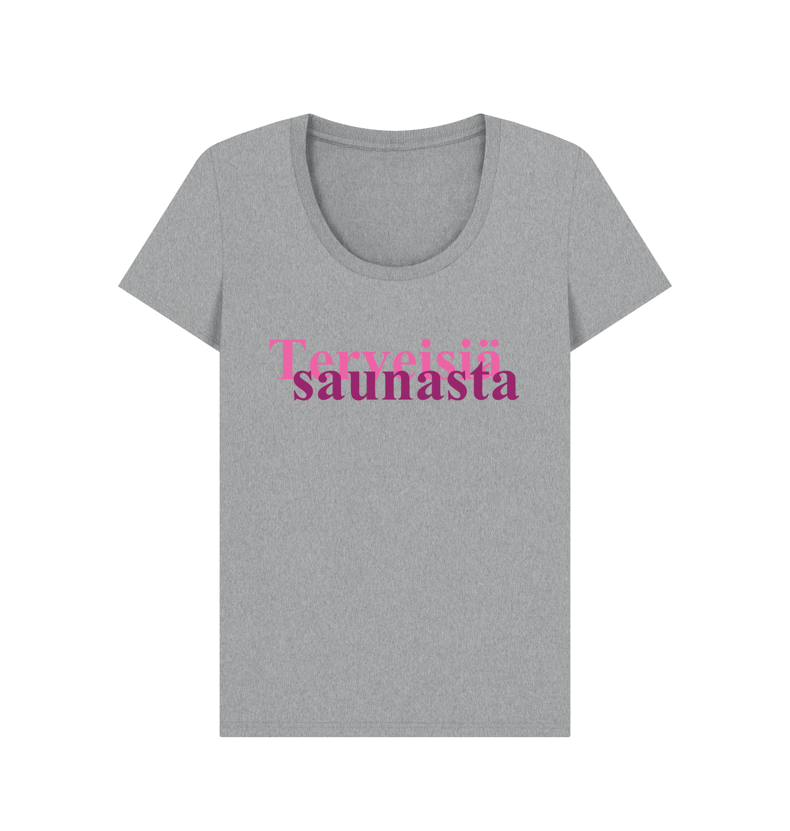 Athletic Grey Printed T-shirt Front
