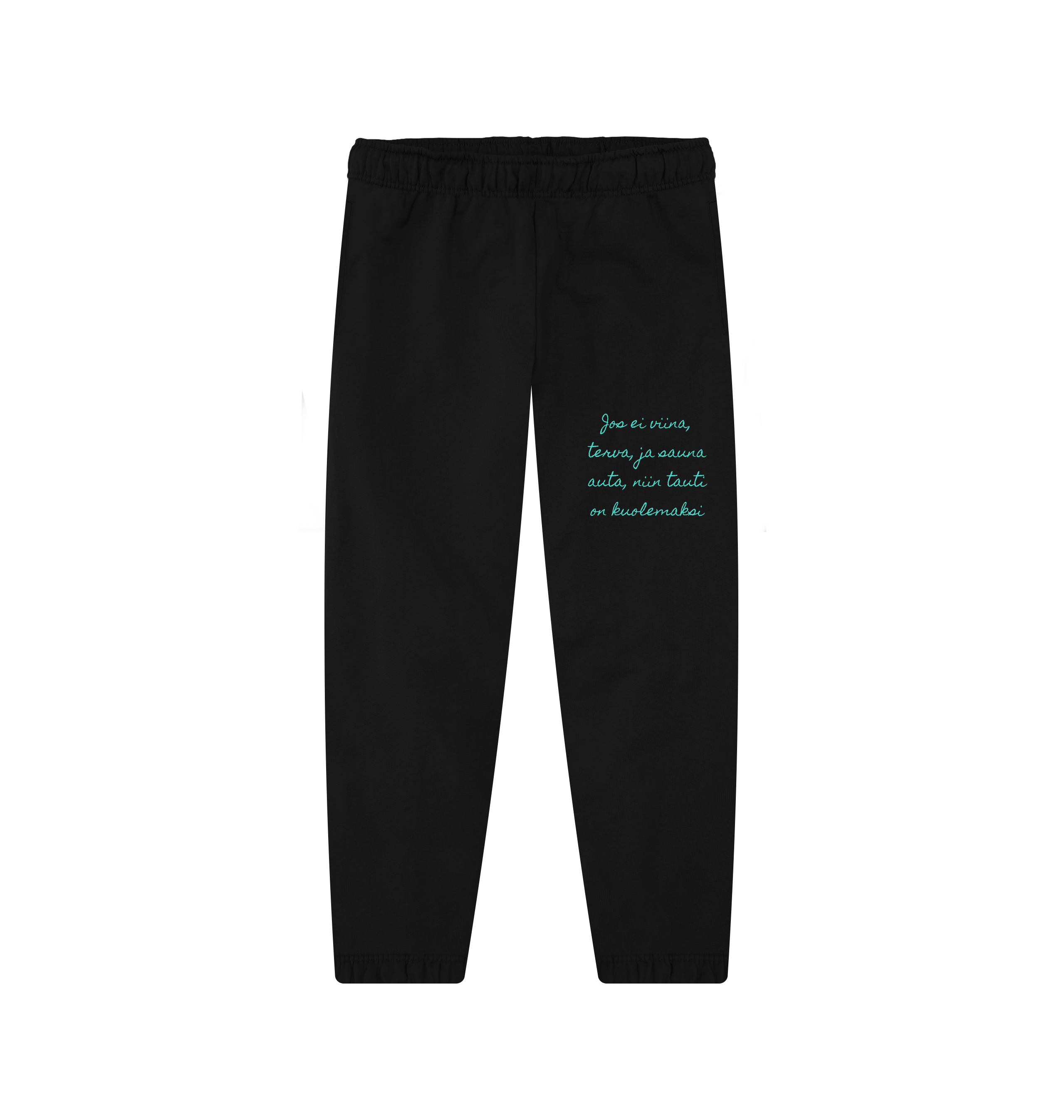 Black Joggers Front